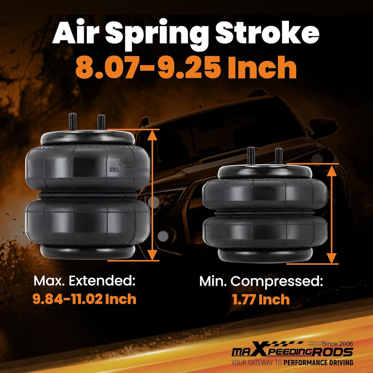 maXpeedingrods Replacement Air Spring Bags for Firestone 6781