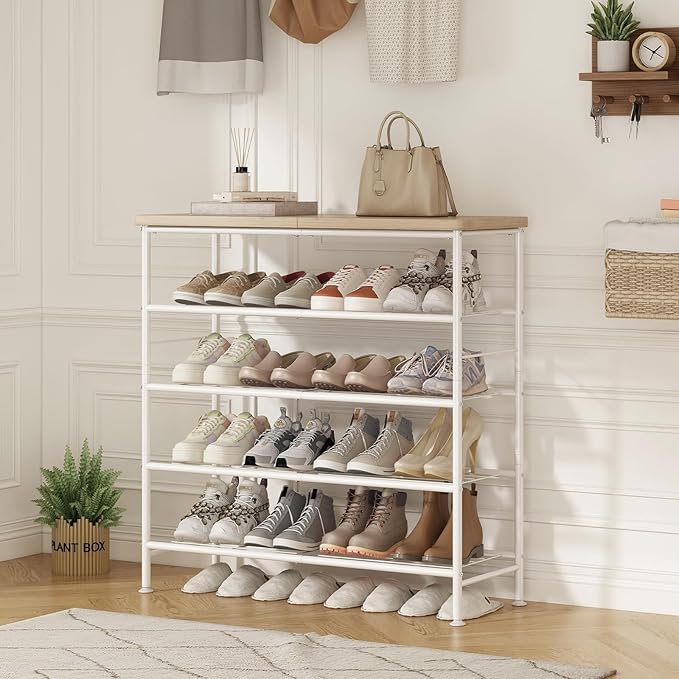 SUOERNUO Shoe Rack Organizer 5 Tier