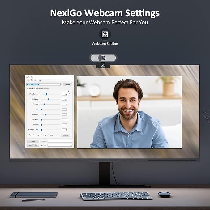 NexiGo N660P 1080P 60FPS Webcam