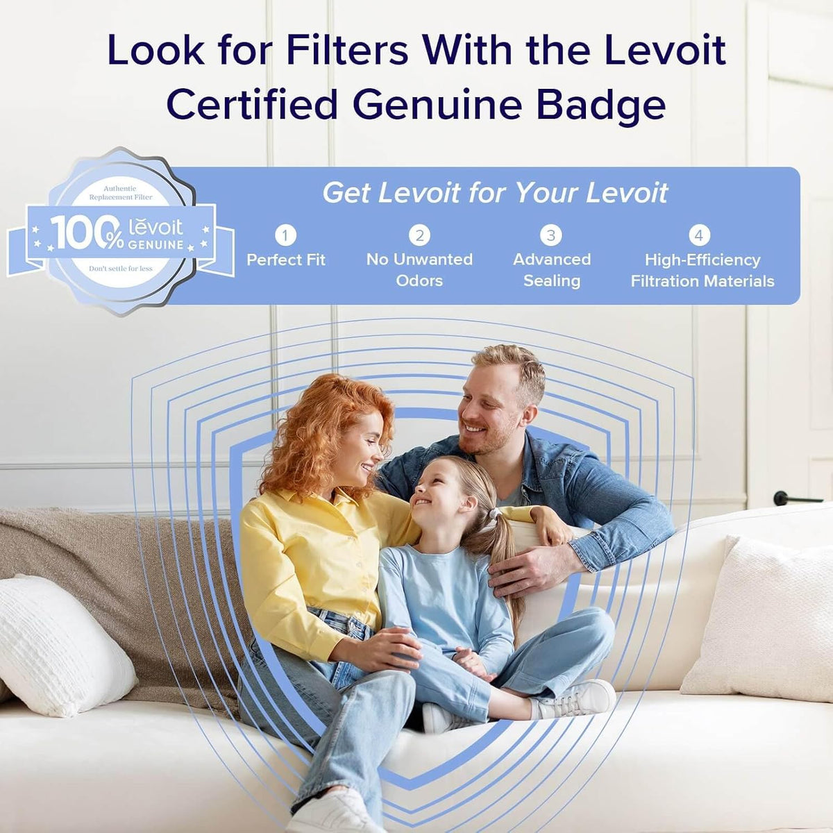 Levoit Air Purifier for Home Bedroom Small Room, Quiet Operation