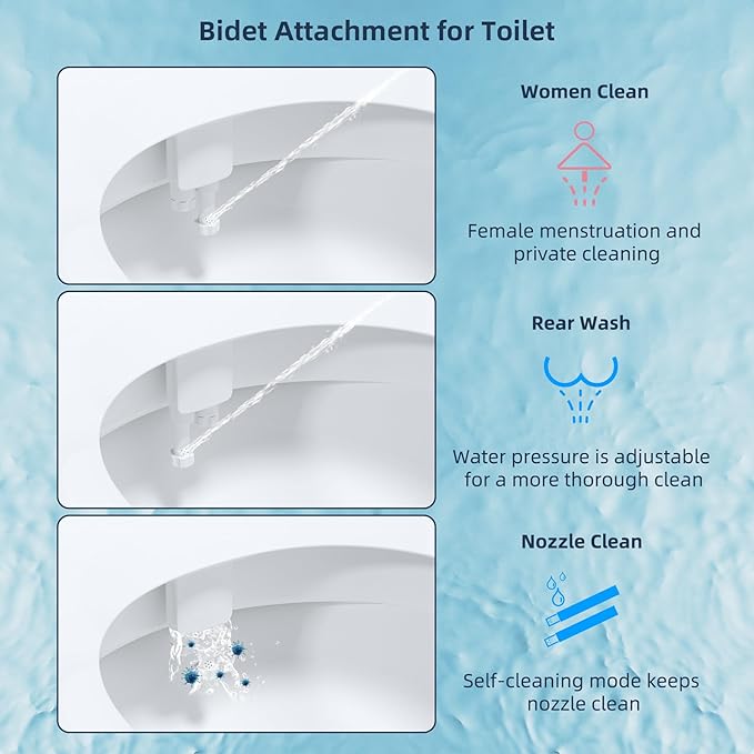 Hibbent Bidet Attachment for Toilet