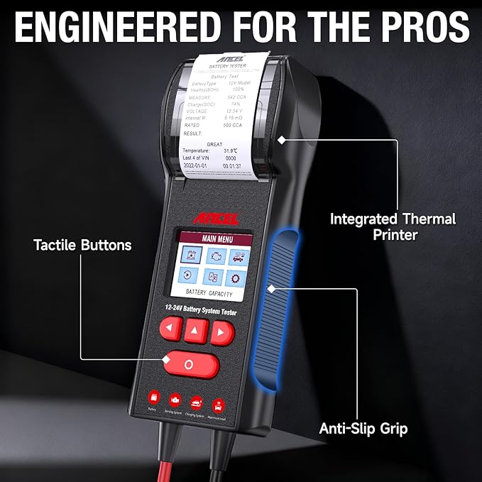 ANCEL BST600 Car Battery Tester - 12V/24V