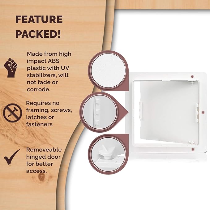 Morvat Access Panel 12x12 Inch for Drywall & Ceiling (2 Pack)
