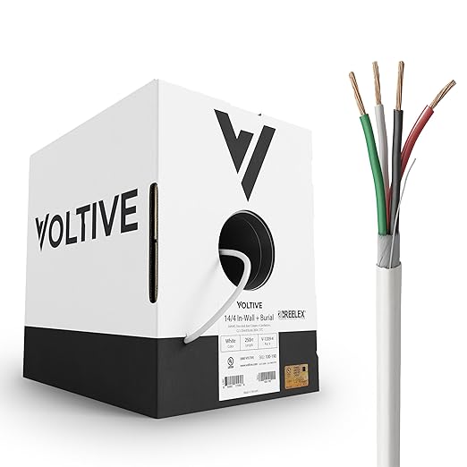 Voltive 14/4 Speaker Wire, in-Wall CL3 & Direct Burial, 250ft