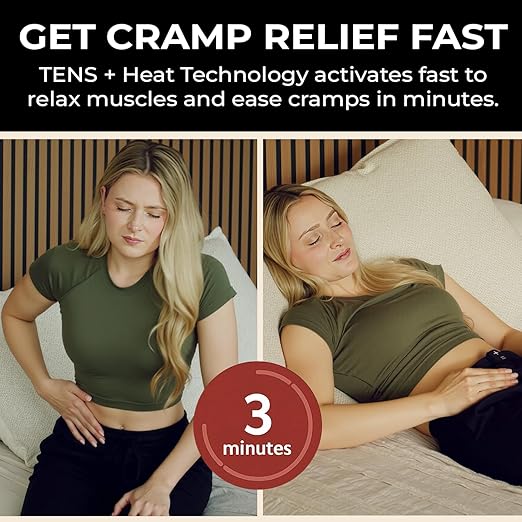 TENS 7000 Heat + TENS Unit for Menstrual Cramp Relief