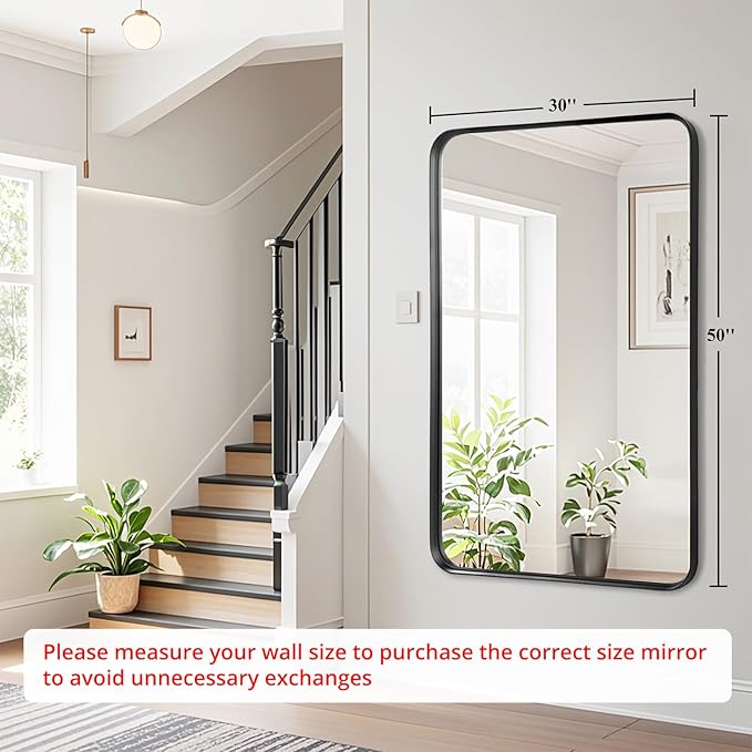 Fabuday Bathroom Wall Mirrors 30x50 Inch