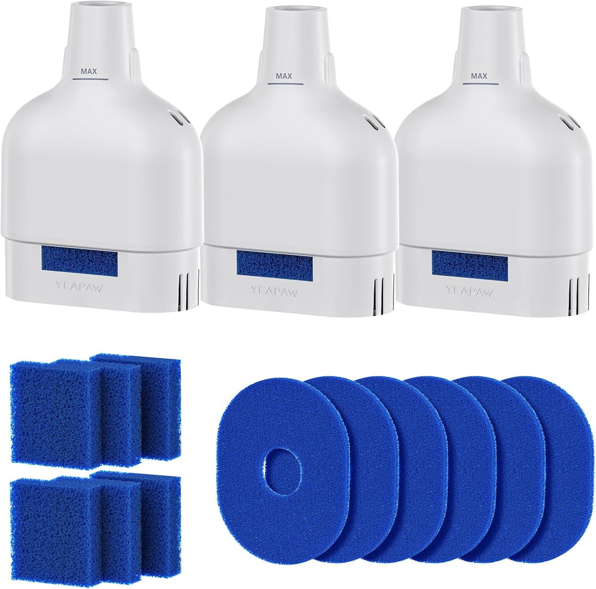 Cat Water Fountain Filters, 3 Pack, 6-Month Supply