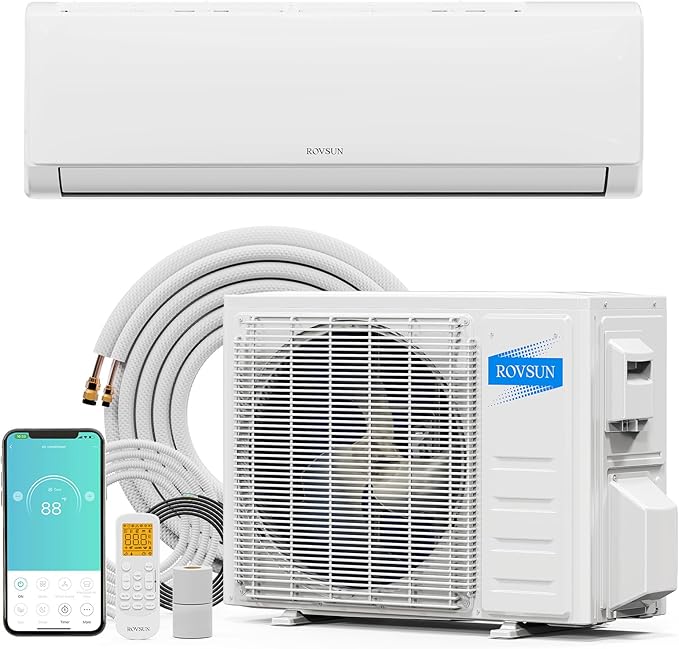 ROVSUN 12000 BTU Wifi Enabled Mini Split Air Conditioner & Heater