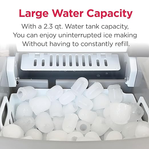 Frigidaire Counter top Portable, 26 lb per Day Nugget Ice Maker Machine