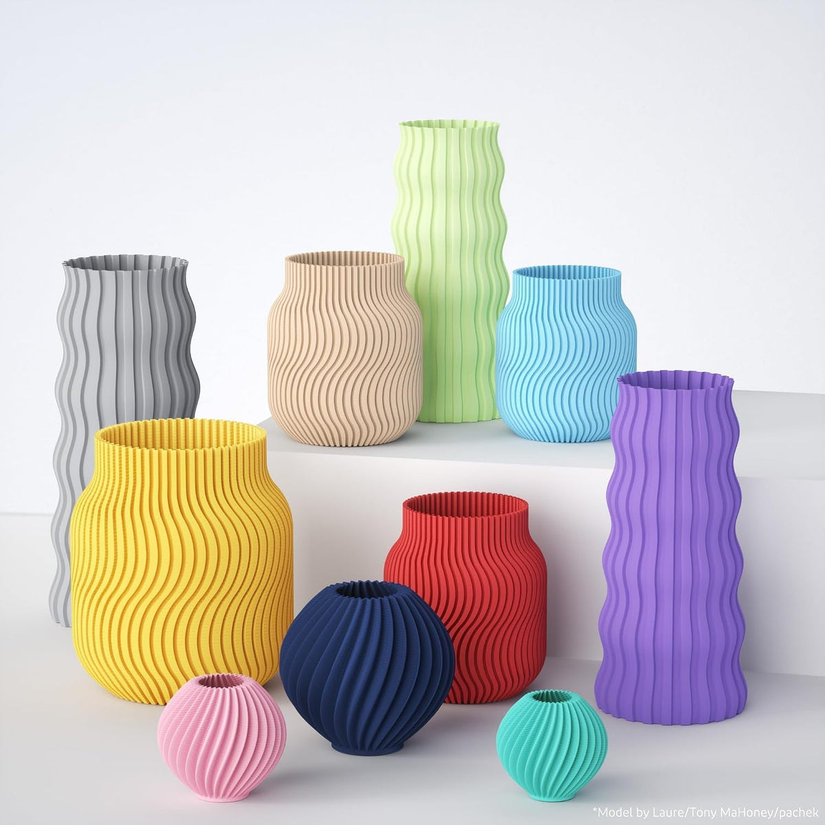 ELEGOO Matte PLA 3D Printer Filament Bundle 4KG 1.75mm 4 Colors