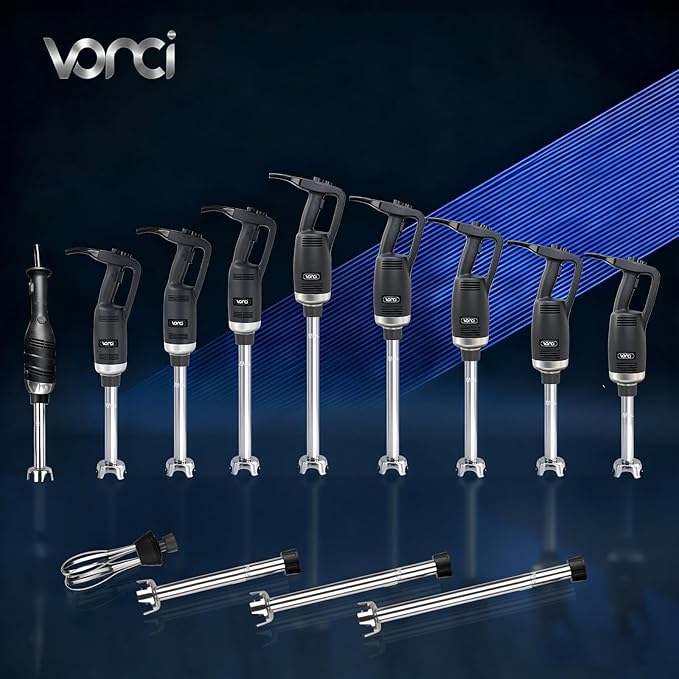 VONCI 750W Commercial Immersion Blender, Extra Heavy Duty Hand Blender