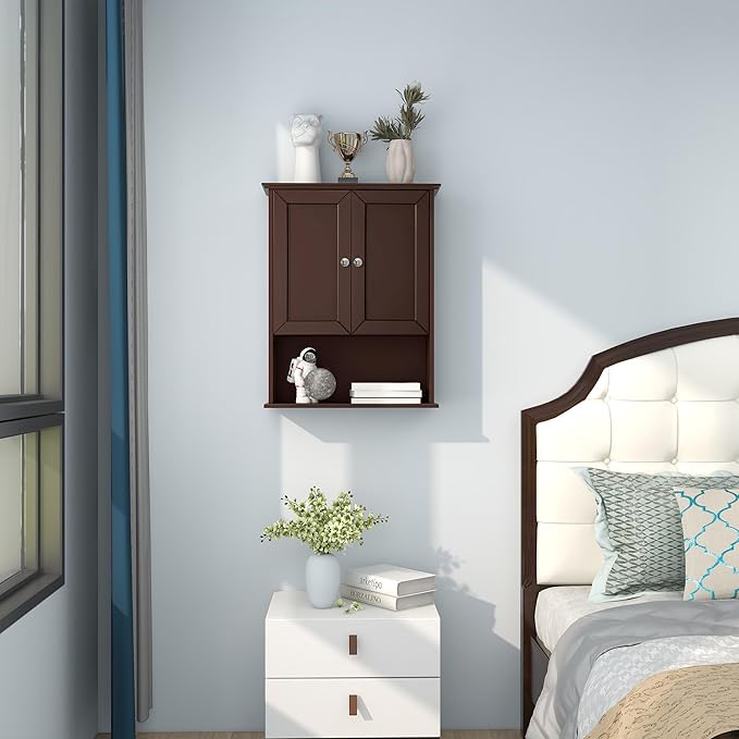 Bathroom Wall Cabinet Expresso Over Toilet Storage