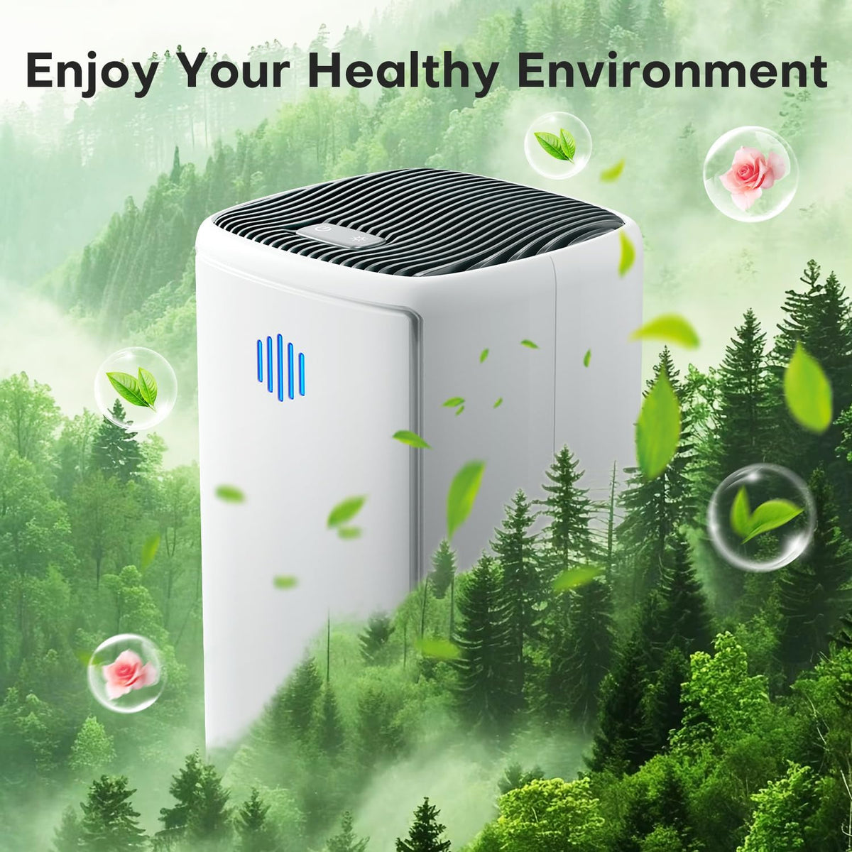 TABYIK Small Dehumidifier,38OZ,Energy Saving for Bedroom, Bathroom, Closet