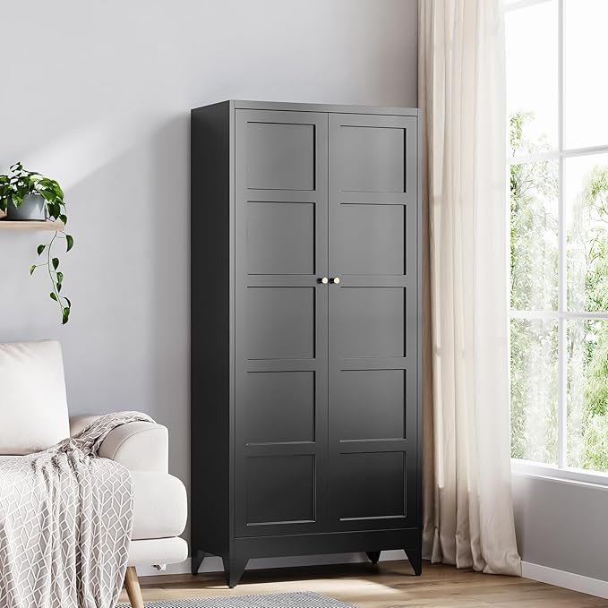 Yizosh Metal Pantry Cabinet,