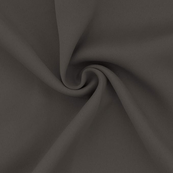 Easy-Going Blackout Curtains for Bedroom, Solid Thermal Insulated Grommet and