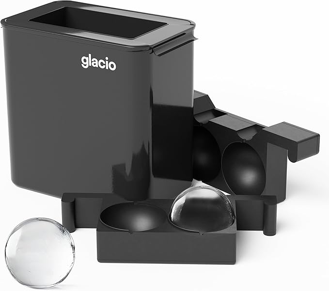 Clear Ice Maker Set – Crystal Clear Ice Ball & Cube Molds