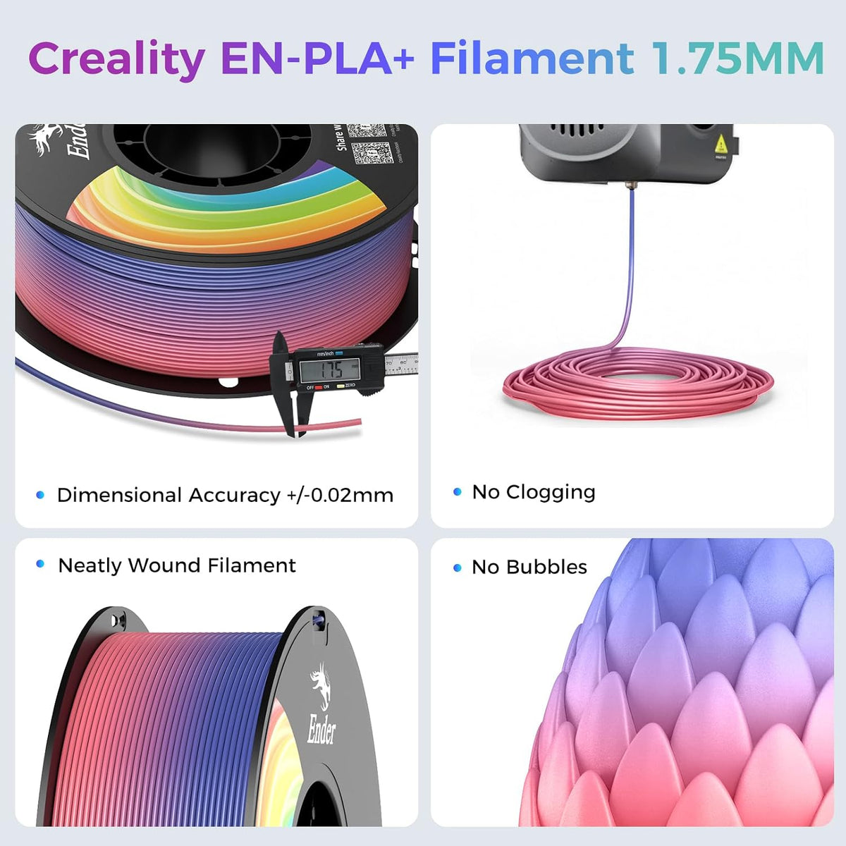 Creality 3D Printer Filament Multicolor 4KG