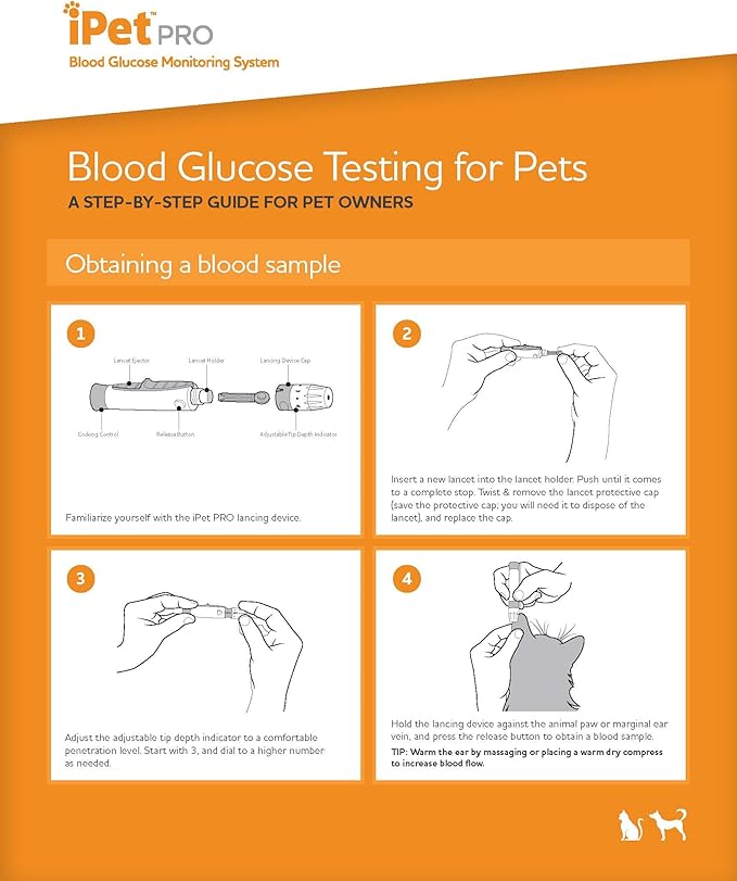 iPet PRO Blood Glucose Monitoring System Designed
