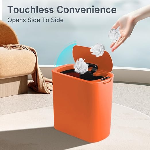 TIPGO 5 Gallon Motion Senor Bathroom Trash Can