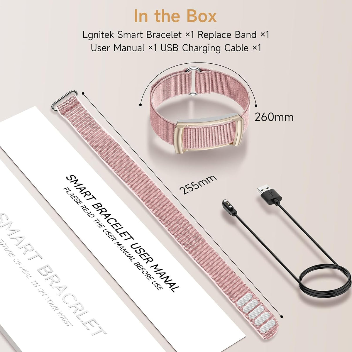 Screenless Fitness Tracker for Women, 24/7 Activity Health Tracker