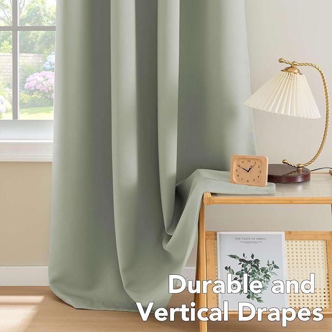 H.VERSAILTEX Blackout Curtains for Bedroom Thermal Insulated Room Darkening