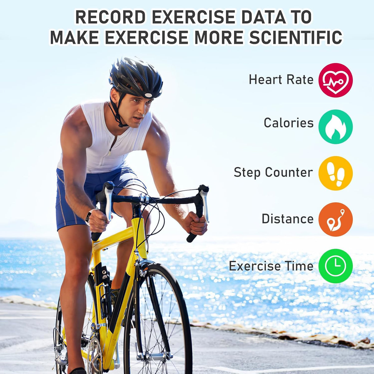 Fitness Tracker with 24/7Heart Rate, Blood Pressure, Sleep Tracking, Step