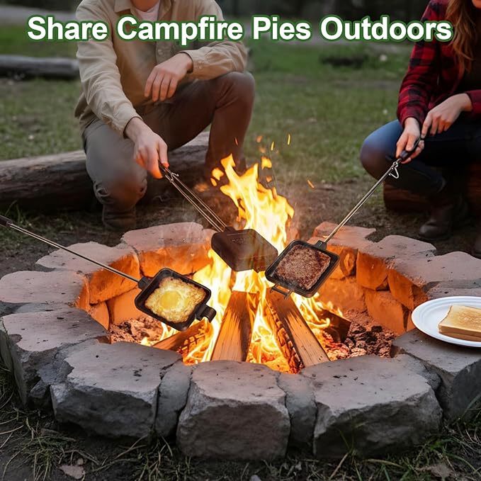 Mountain Pie Maker Cast Iron Set of 2