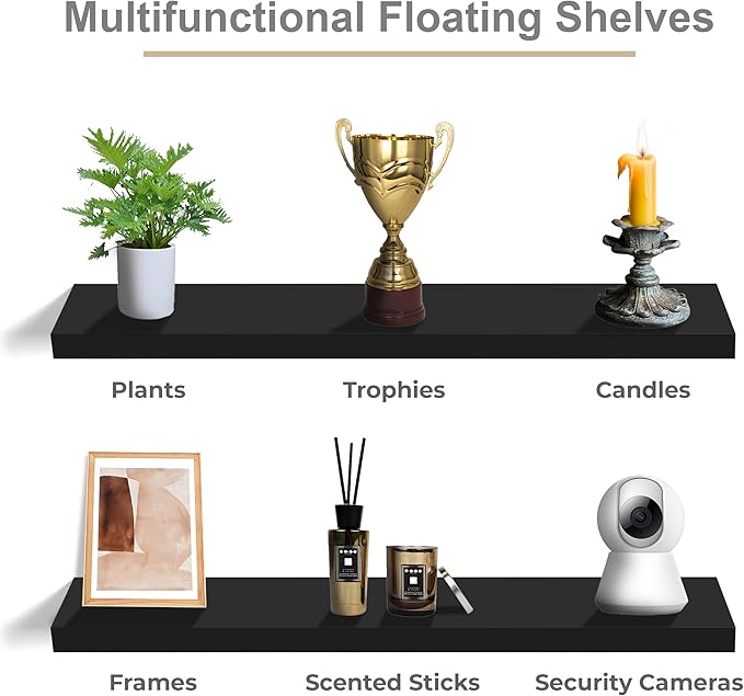 Sorbus Floating Shelves for Wall (3 Pack)