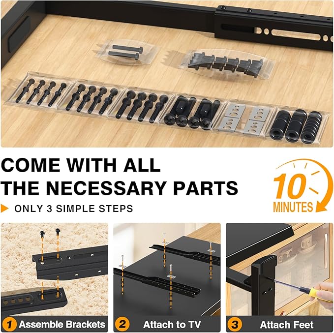 Universal TV Legs, Table Top TV Stand Base