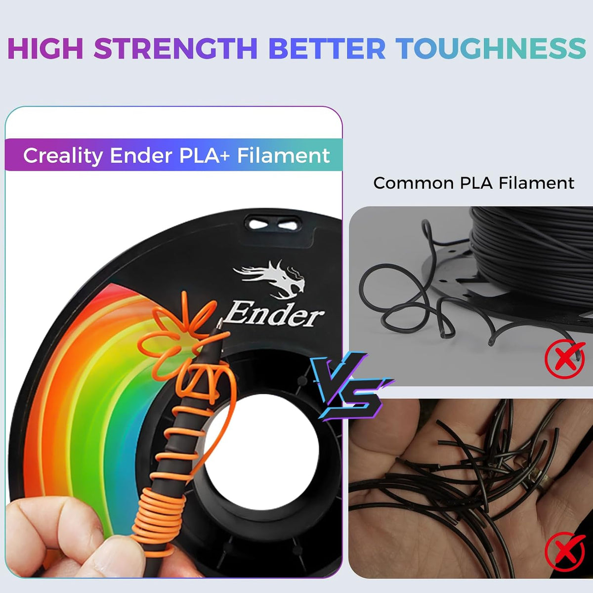 Creality 3D Printer Filament Multicolor 4KG