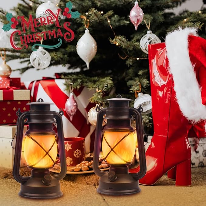 Lantern LED Battery Powered Camping Lamp Outdoor Hanging Rechargeable Lantern...
