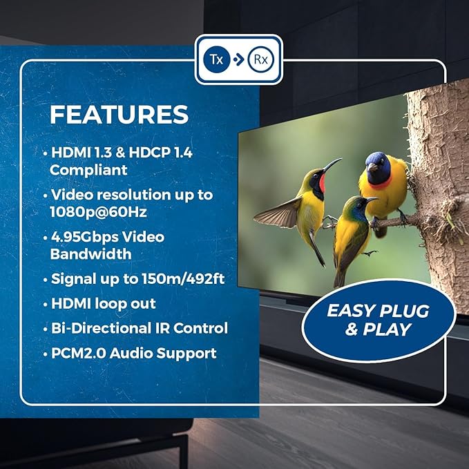 OREI HDMI Over Ethernet Extender