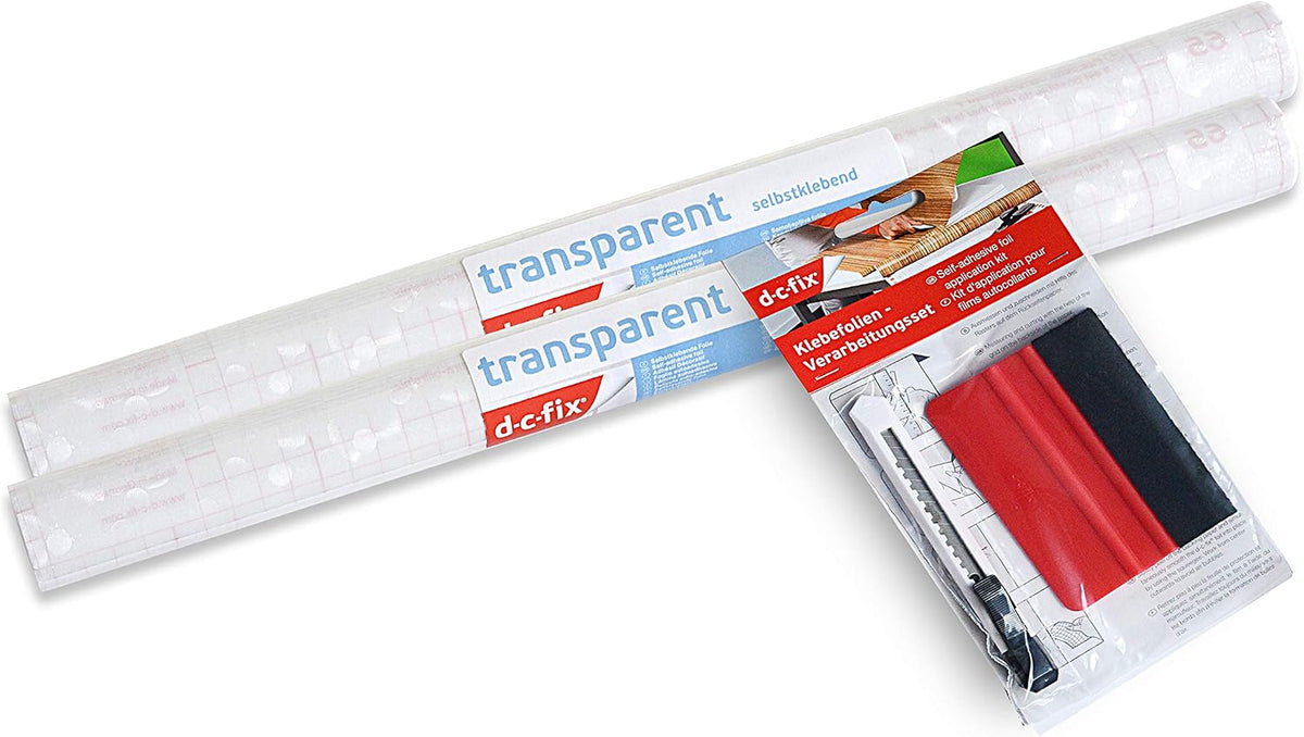 d-c-fix 346-0276-2PKA Self-Adhesive Privacy Glass Window Film, 17" x 78&...