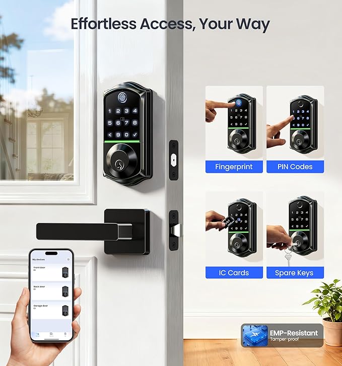 Veise VE017-B Fingerprint Smart Lock