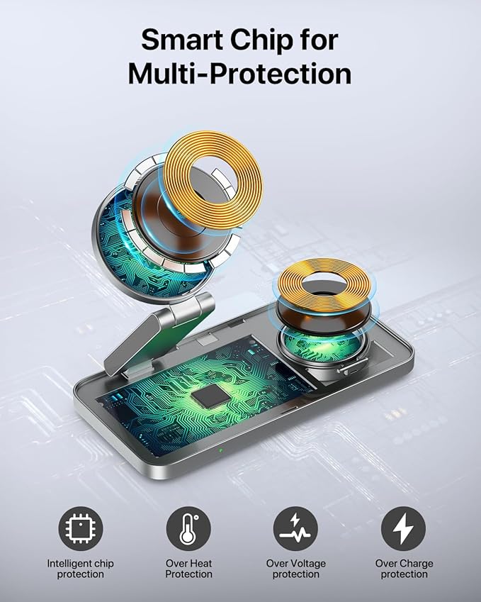 UEQ Foldable 3 in 1 Wireless Charging Station