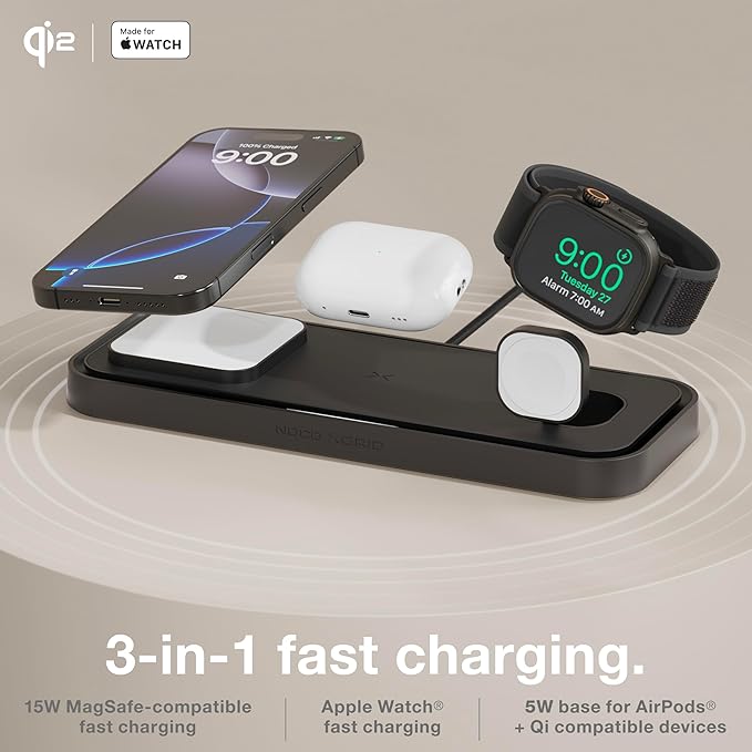 NOCO XGrid XDP3: 3-in-1 Wireless Charging Pad – Charging Station