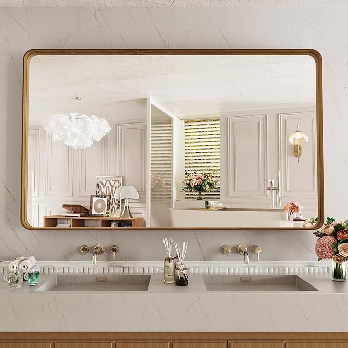 LOAAO 60X36 Inch Bathroom Mirror