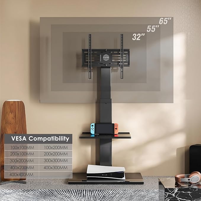FITUEYES Floor TV Stand with Mount