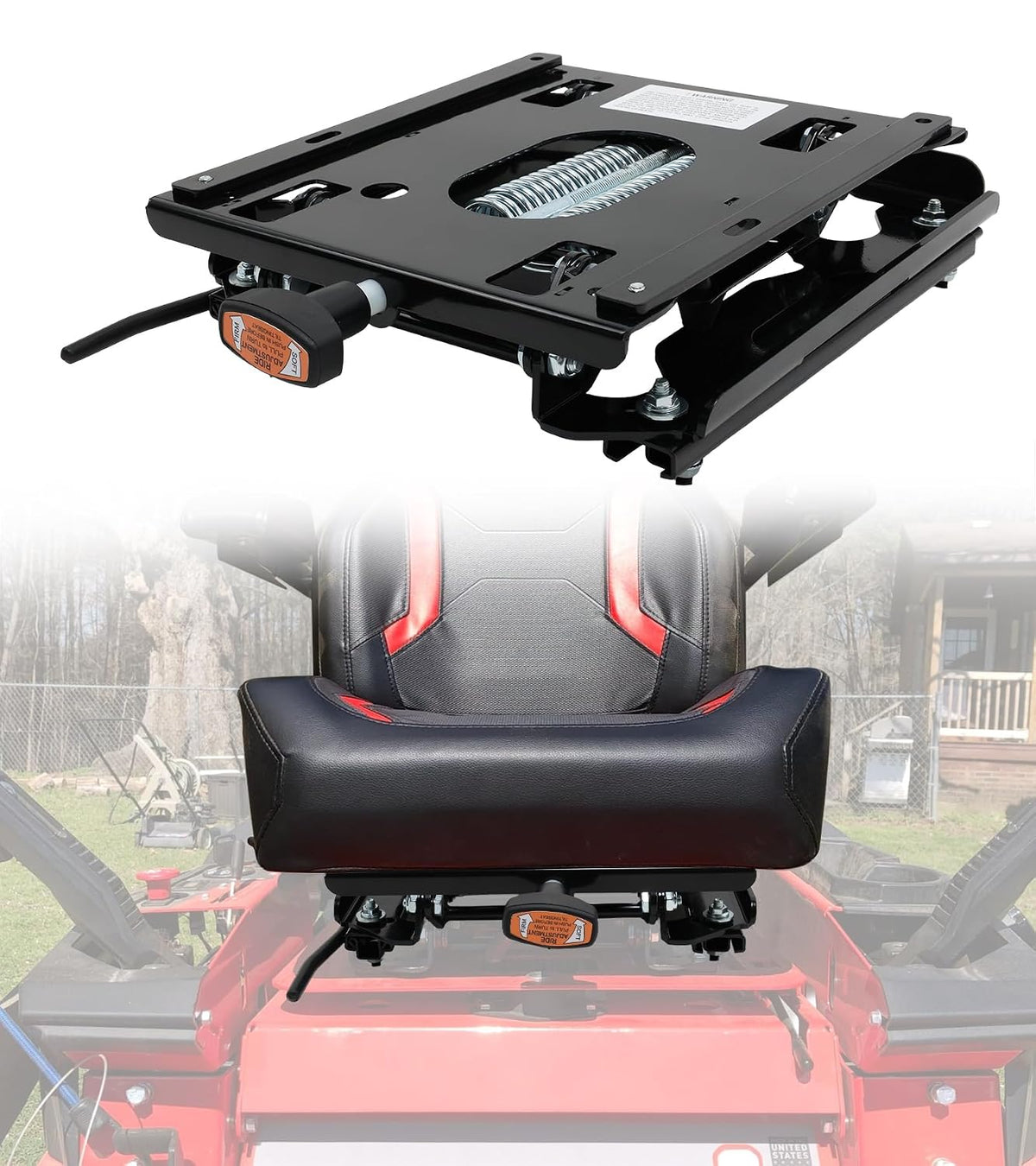 ELITEWILL Seat Suspension Kit for Zero Turn Lawn Mower