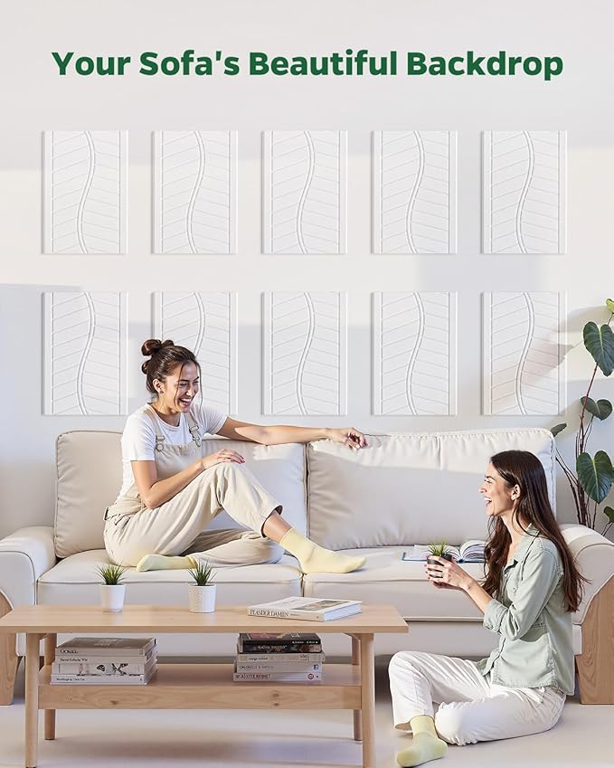 Topnaca 12 Pack Acoustic Wall Panels Sound Absorbing
