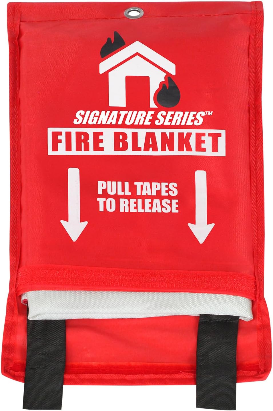 Signature Series Fire Blanket, Flame Suppression Fiberglass Blanket for Home ...