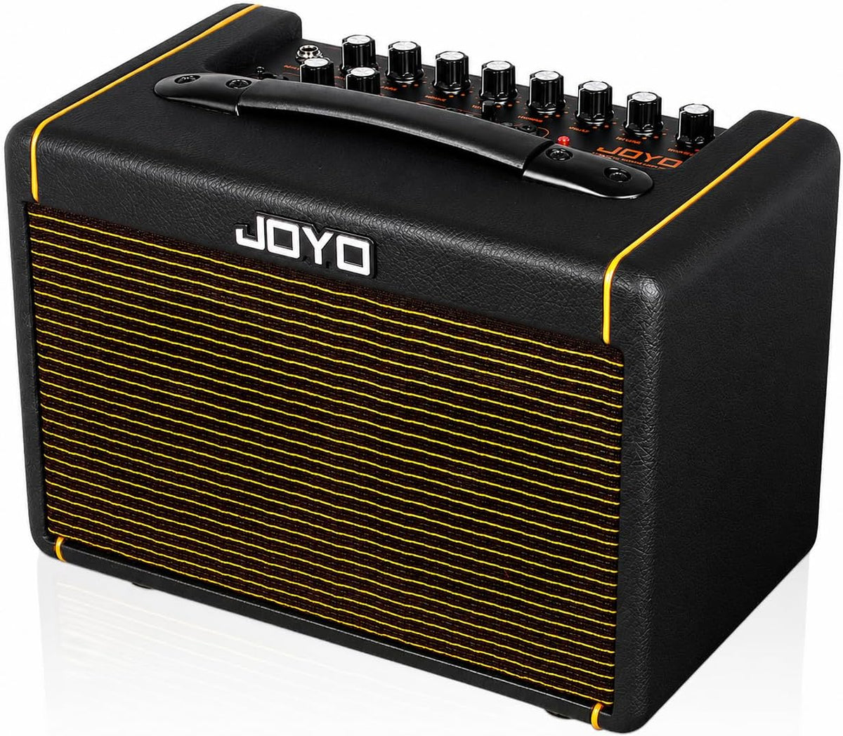 JOYO 20W Acoustic Guitar Amp Battery-Powered Portable Stereo Amplifier with B...