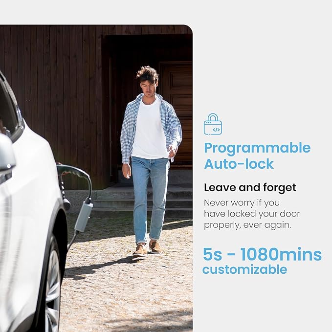 Lockly Smart Lock Secure Pro, Fingerprint Door Lock, Keyless Entry, Built-in
