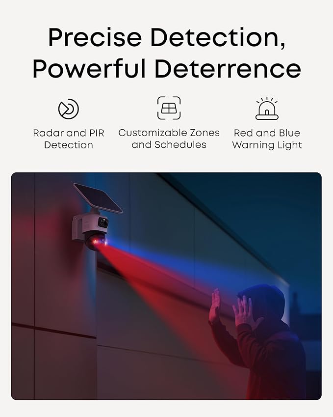 eufy Security eufyCam S4 4-Cam Kit, 4K Solar Camera Wireless Outdoor, Triple