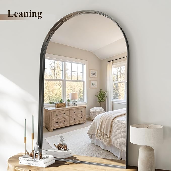 Arch Bathroom Mirror, Tempered Glass Decor Mirror