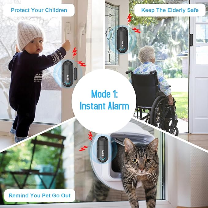 SanJie Door Alarm for Kids Safety