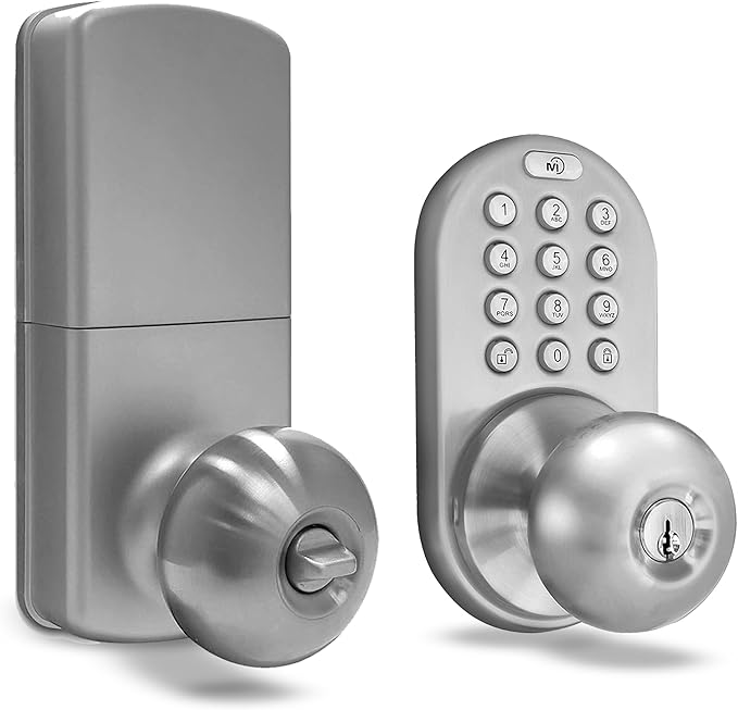 MiLocks TKK-02SN Tkk-Sn Digital Door Knob Lock