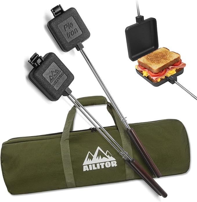 Mountain Pie Maker Cast Iron Set of 2