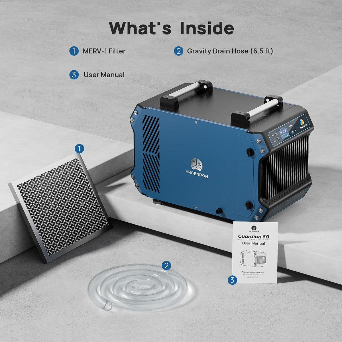 Commercial Dehumidifier for Crawlspace, 5-Year Limited Warranty