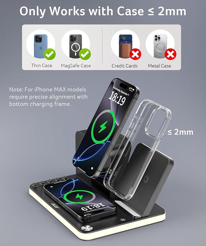 acer 7-in-1 Wireless Charging Station: Charger Stand